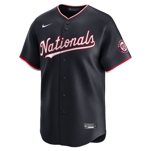 Washington Nationals Nike Alternate Limited Custom Jersey - Navy/White
