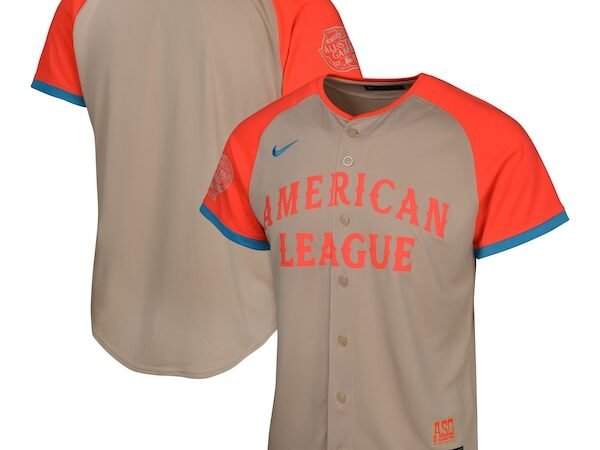American League Nike Youth 2024 MLB All-Star Game Limited Jersey - Cream