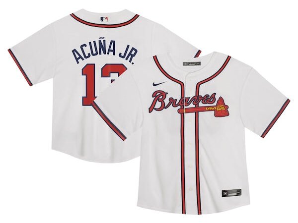 Ronald Acuña Jr. Atlanta Braves Nike Toddler  Game Jersey - White