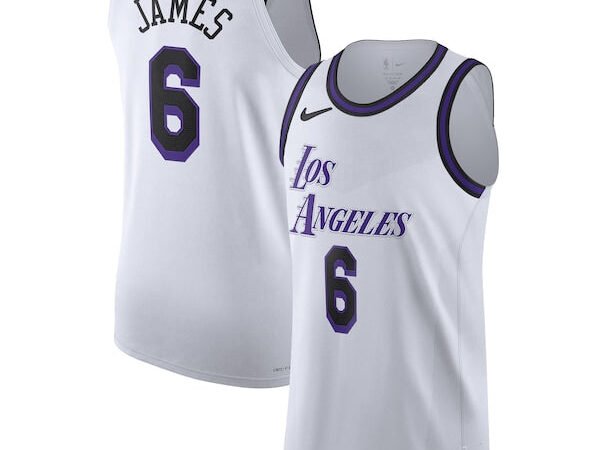 LeBron James Los Angeles Lakers Nike 2022/23 Authentic Jersey - City Edition - White