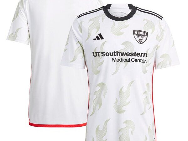 FC Dallas adidas 2024 Burn Baby Burn Replica Jersey - White