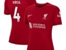 Virgil Van Dijk Liverpool Nike Women's 2022/23 Home Replica Player Jersey - Red