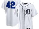 Detroit Tigers Nike Home  2025 Jackie Robinson Day Replica Jersey - White