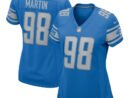 Brodric Martin Detroit Lions Nike Women's Team Game Jersey - Blue