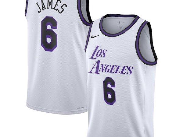 LeBron James Los Angeles Lakers Nike Unisex 2022/23 Swingman Jersey - City Edition - White