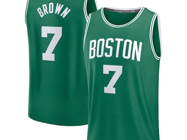 Jaylen Brown Boston Celtics  Youth Fast Break Replica Player Jersey - Icon Edition - Kelly Green
