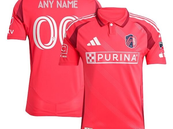 St. Louis City SC adidas 2025 Forever CITY Red Authentic Custom Jersey - Red