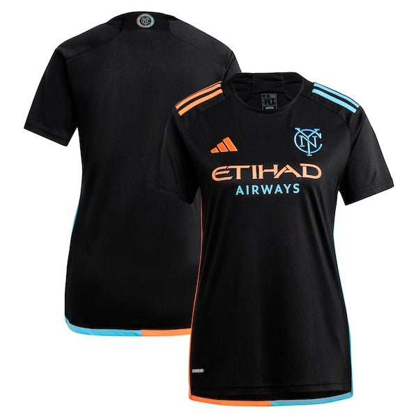 New York City FC adidas Women's 2024 24/7 Kit Replica Jersey – Black
