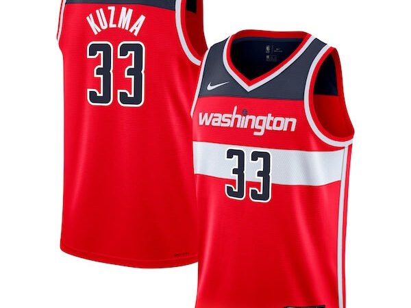 Kyle Kuzma Washington Wizards Nike Youth Swingman Jersey - Icon Edition - Red