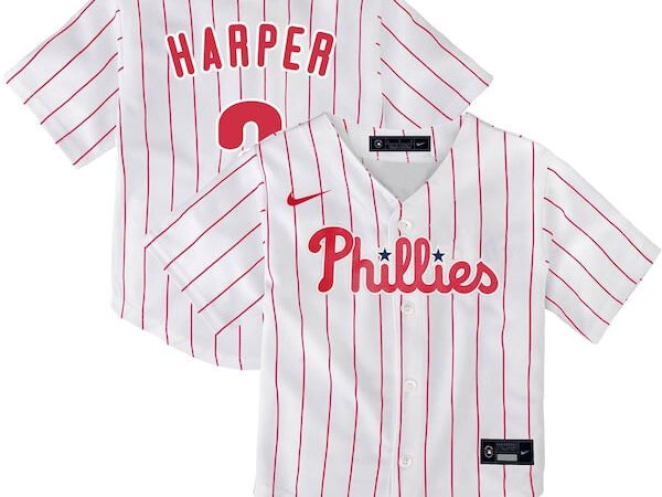 Bryce Harper Philadelphia Phillies Nike Toddler Home Replica Player Jersey - White