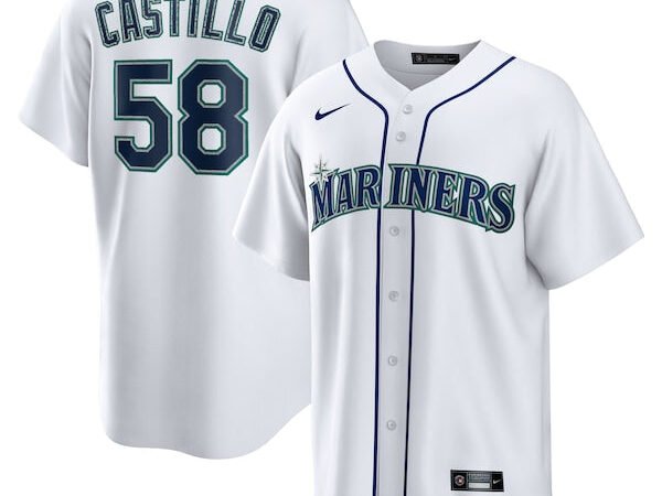 Luis Castillo Seattle Mariners Nike Home Replica Jersey - White