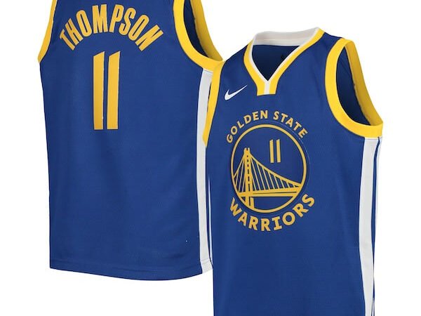 Klay Thompson Golden State Warriors Nike Youth Team Swingman Jersey - Icon Edition - Blue