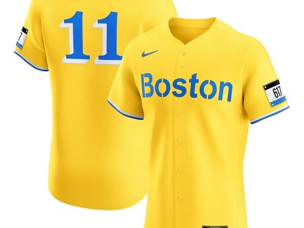 Rafael Devers Boston Red Sox Nike City Connect Elite Jersey - Gold
