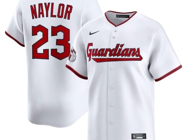 Bo Naylor Cleveland Guardians Nike Home Limited Player Jersey - White