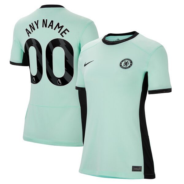 Chelsea Nike Women's 2023/24 Third Stadium Replica Custom Jersey - Mint