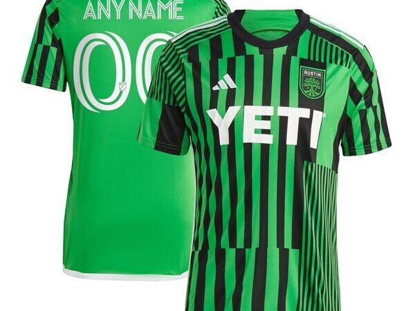 Austin FC adidas 2024 Las Voces Kit Replica Custom Jersey - Green