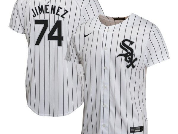 Eloy Jimenez Chicago White Sox Nike Youth Home Game Player Jersey - White
