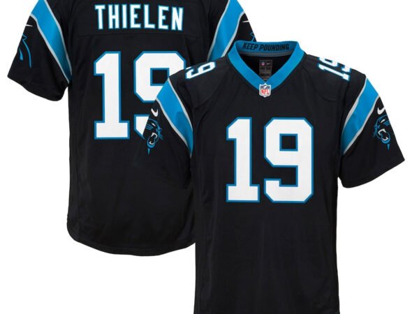 Adam Thielen Carolina Panthers Nike Youth Game Jersey - Black