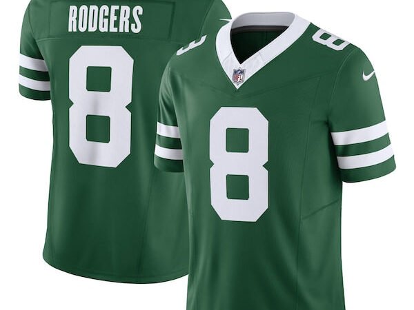 Aaron Rodgers New York Jets Nike Vapor F.U.S.E. Limited Jersey - Legacy Green