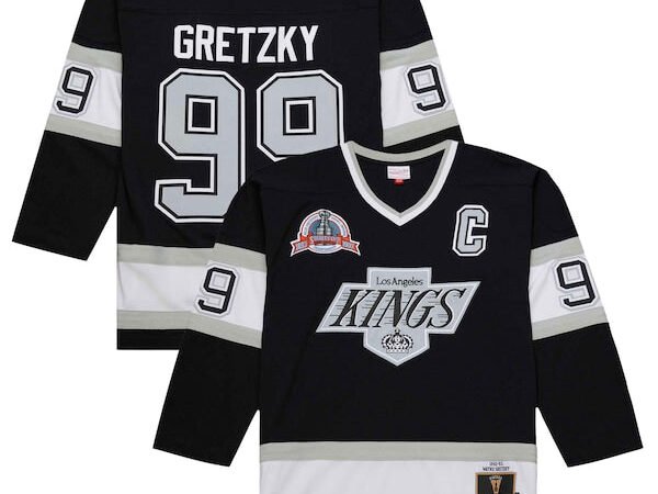 Wayne Gretzky Los Angeles Kings 1992-93 Power Play Jersey - Black
