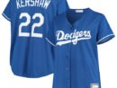 Clayton Kershaw Los Angeles Dodgers Women's Plus Size Replica Player Jersey - Royal