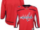 Washington Capitals Youth Home Blank Premier Jersey - Red