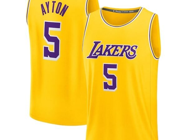 Deandre Ayton Los Angeles Lakers Youth Fast Break Replica Player Jersey - Icon Edition - Gold