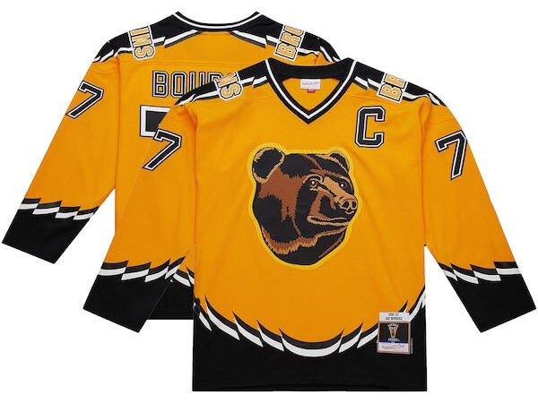 Ray Bourque Boston Bruins  Big & Tall 1996-97 Blue Line 2.0 Jersey - Gold