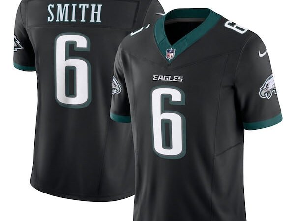 DeVonta Smith Philadelphia Eagles Nike Alternate Vapor F.U.S.E. Limited Jersey - Black/Green/White
