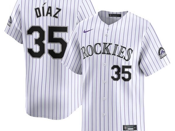 Elias Diaz Colorado Rockies Nike Home Limited Player Jersey - White