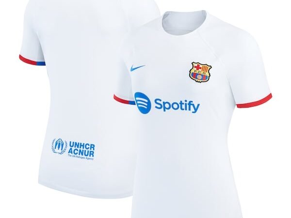 Barcelona Nike Women's 2023/24 Away Replica Jersey - White