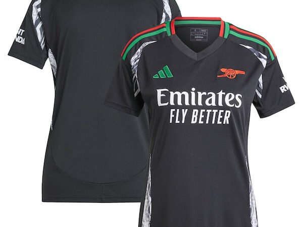 Arsenal adidas Women's 2024/25 Away Replica Jersey - Black