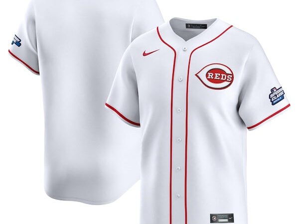 Cincinnati Reds Nike 2025 MLB Speedway Classic Home Limited Jersey - White