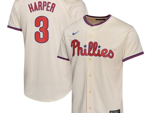 Bryce Harper Philadelphia Phillies Nike Youth Alternate Limited Player Jersey - Cream