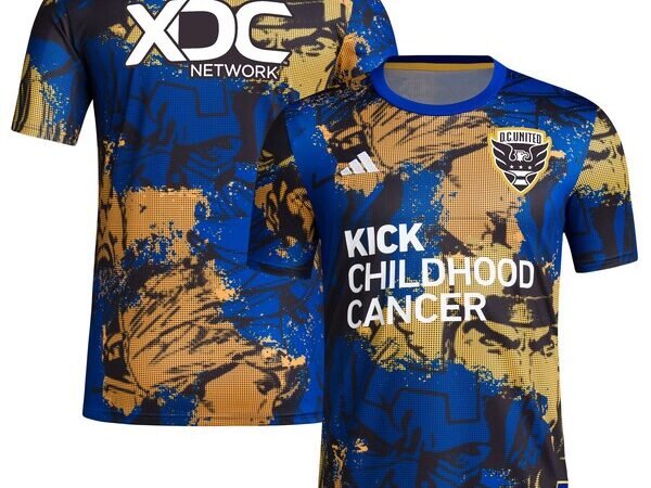 D.C. United adidas 2024 MLS Works Kick Childhood Cancer x Marvel Pre-Match Top - Royal