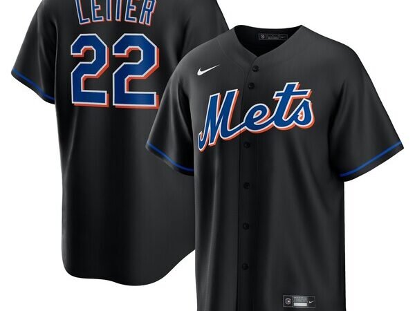 Al Leiter New York Mets Nike 2022 Alternate Replica Player Jersey - Black