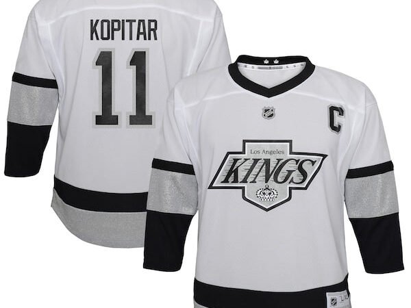 Anze Kopitar Los Angeles Kings Preschool 2021/22 Alternate Replica Player Jersey - White