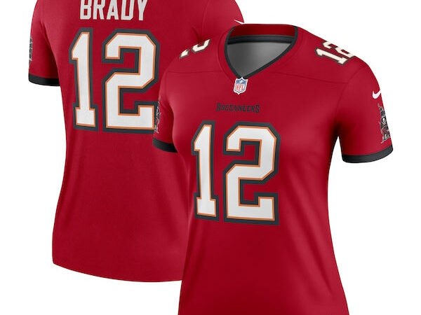 Tom Brady Tampa Bay Buccaneers Nike Women's Legend Jersey - Red/Pewter