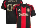 Atlanta United FC adidas Youth 2025 The Connector Replica Custom Jersey - Black