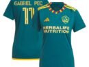 Gabriel Pec LA Galaxy adidas Women's 2024 LA Kit Replica Player Jersey - Green