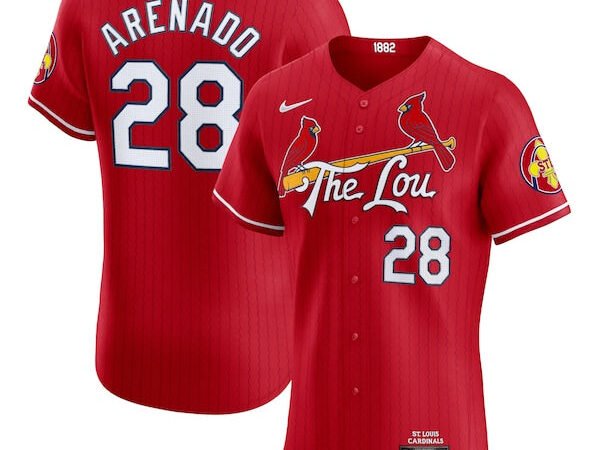 Nolan Arenado St. Louis Cardinals Nike 2024 City Connect Elite Player Jersey - Red