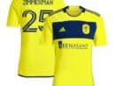 Walker Zimmerman Nashville SC adidas 2024 The 615 Kit Replica Player Jersey - Yellow