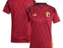 Belgium National Team adidas Women's 2024 Home Replica Jersey - Burgundy