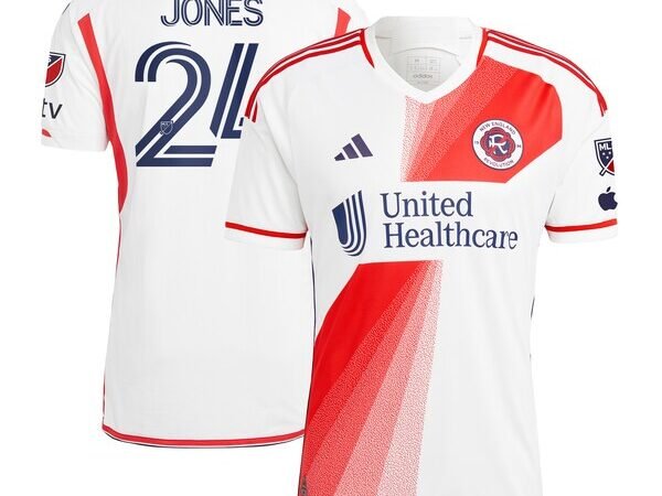 DeJuan Jones New England Revolution adidas 2024 Defiance Authentic Jersey - White