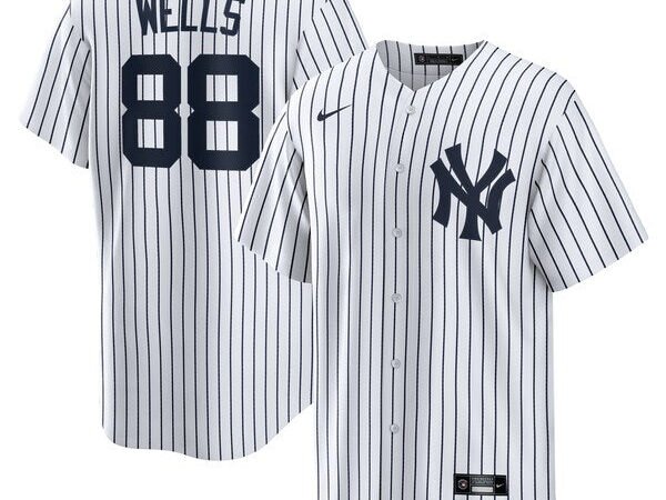 Austin Wells New York Yankees Nike Home Official Replica Player Jersey - White