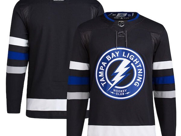 Tampa Bay Lightning adidas Alternate Primegreen Authentic Jersey - Black