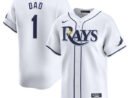 Tampa Bay Rays Nike #1 Dad Home Limited Jersey - White