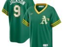 Reggie Jackson Oakland Athletics Nike Road Cooperstown Collection Player Jersey - Kelly Green