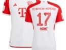 Sadio Mané Bayern Munich adidas 2023/24 Home Authentic Jersey - White/Black