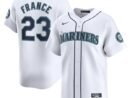 Ty France Seattle Mariners Nike Home Limited Player Jersey - White